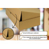 Pack 25 Cajas de Cartón Automontables 35x26x8 cm ideal para tus envíos Pack 25 Cajas de Cartón Automontables 35x26x8 cm ideal para tus envíos